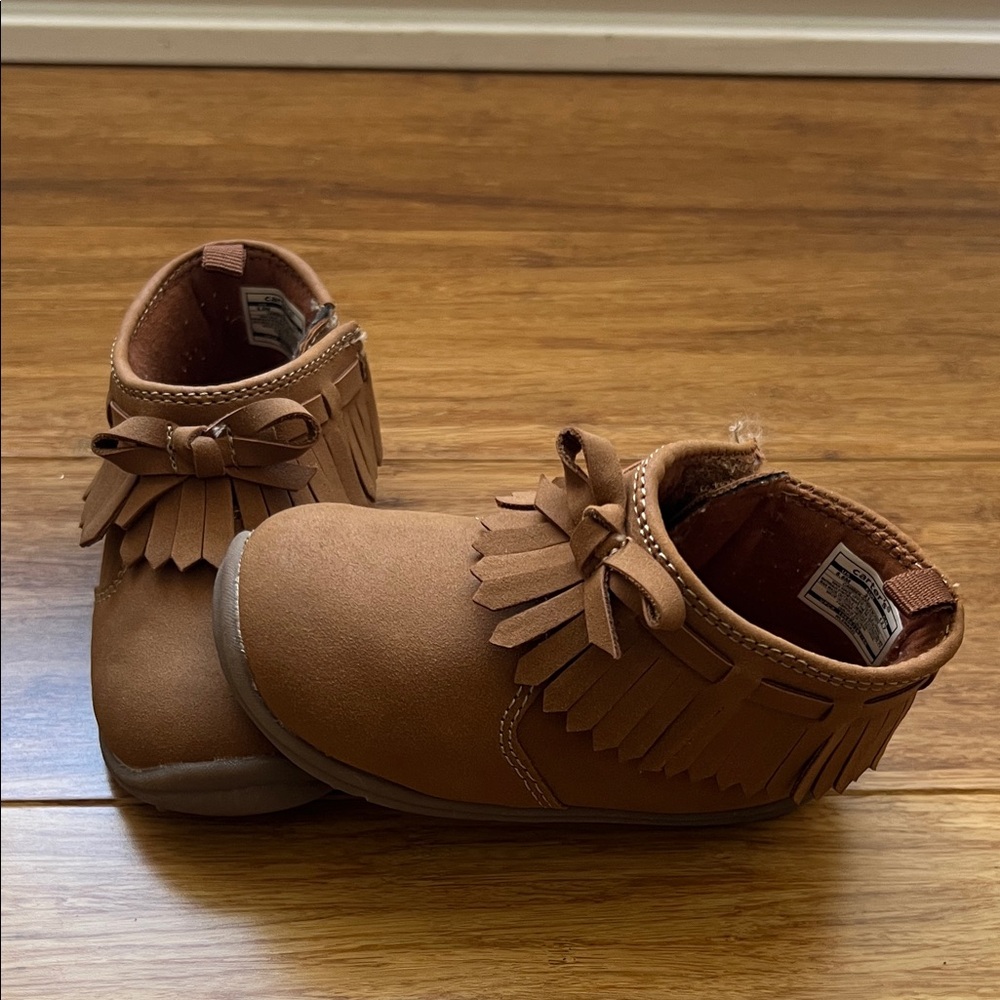 Carter’s Brown Kids Moccasin Shoes/booties
